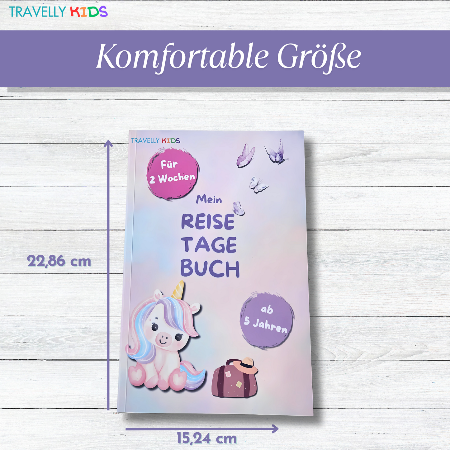 Mein Reisetagebuch - Einhorn Edition