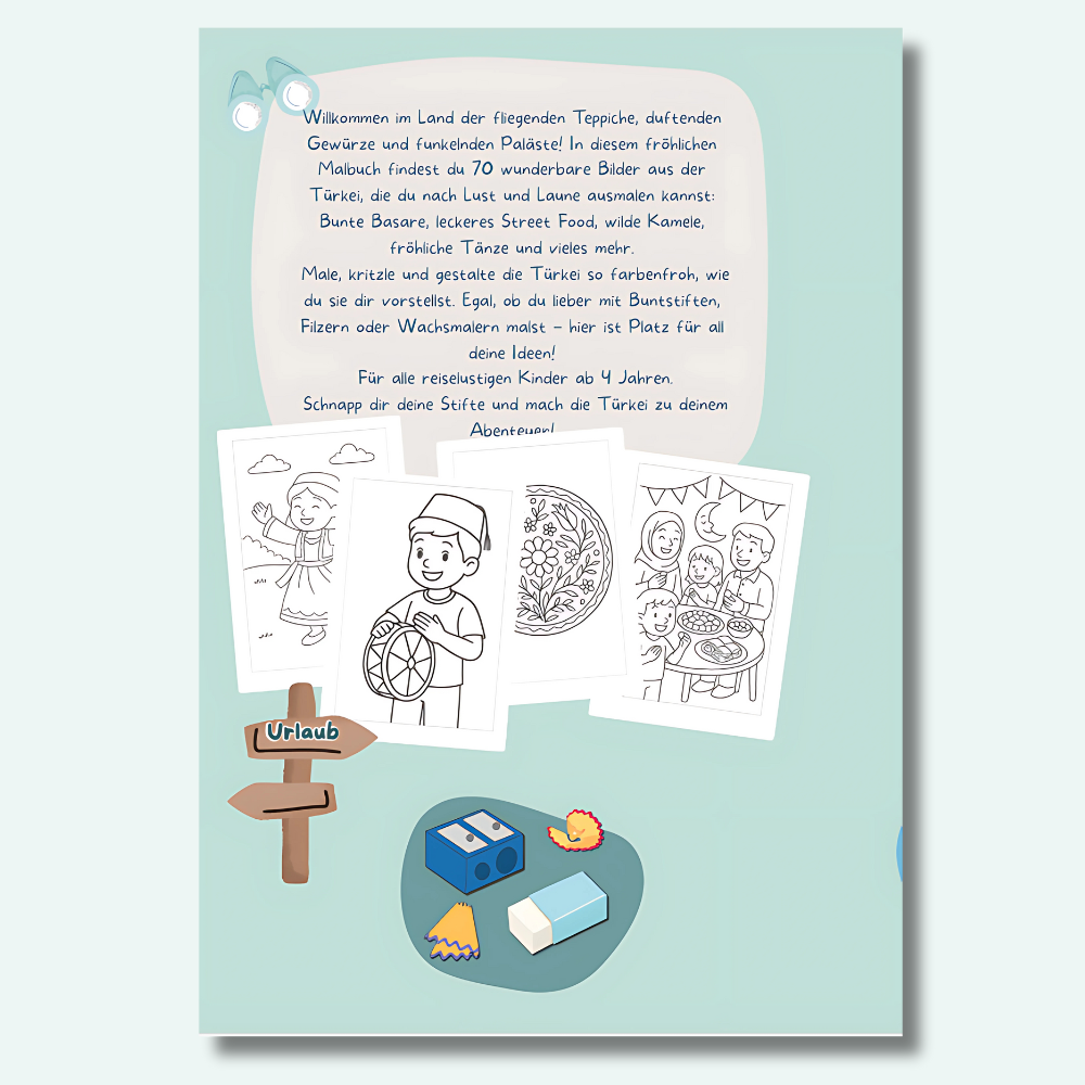 Mein Türkei Malbuch