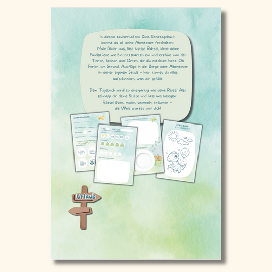 Mein Reisetagebuch - Dino Edition