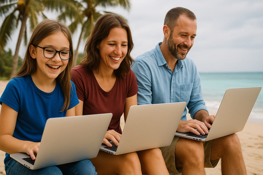 Digitale Nomadenfamilien: Arbeiten und Reisen mit Kindern