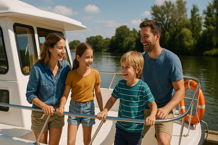 Hausboot-Urlaub mit Kindern