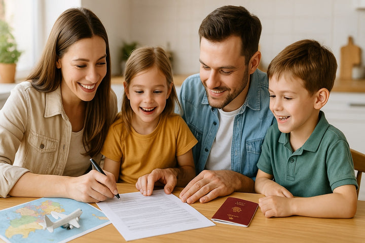 Reisepass für Kinder