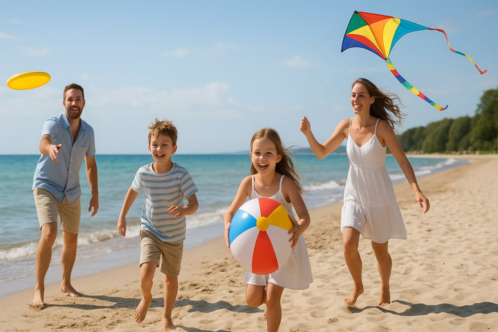 Strandspiele: 15 kreative Ideen für den Familienurlaub