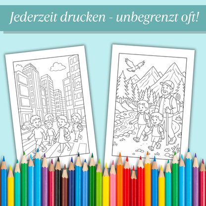 Das große Reisemalbuch für Kinder (PDF Download)