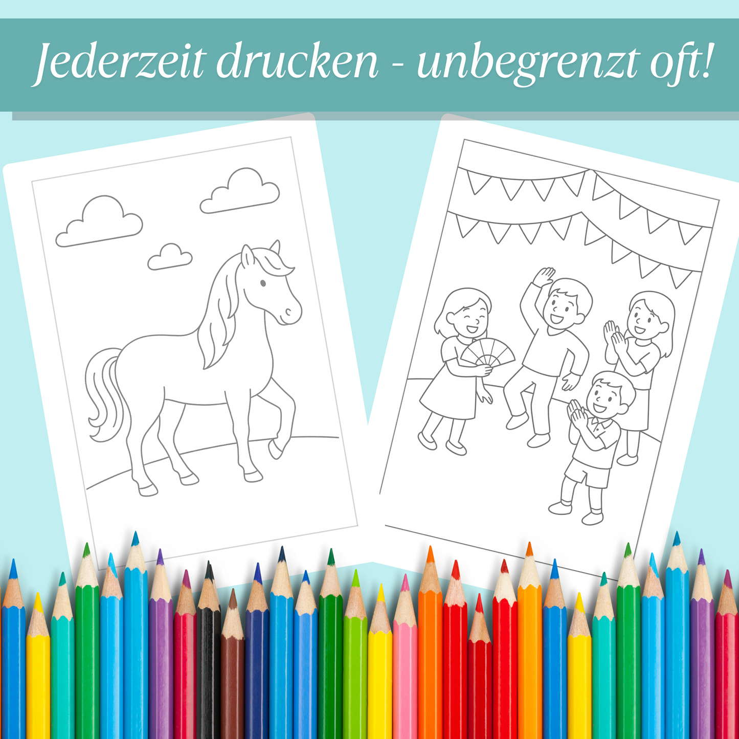 Spanien Ausmalbilder für Kinder (PDF Download)