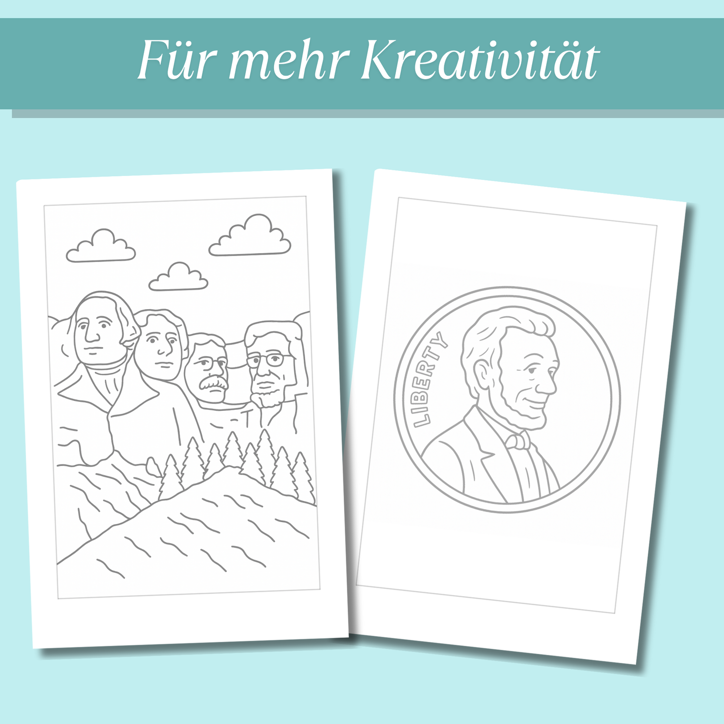 USA Ausmalbilder für Kinder (PDF Download)