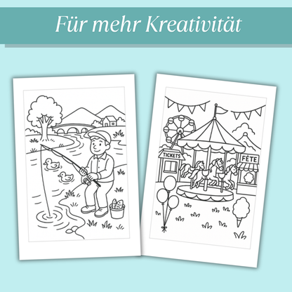 Frankreich Ausmalbilder für Kinder (PDF Download)