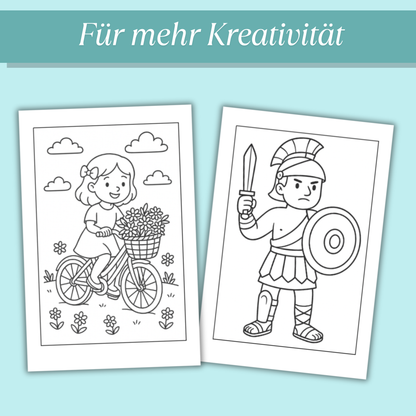Italien Ausmalbilder für Kinder (PDF Download)