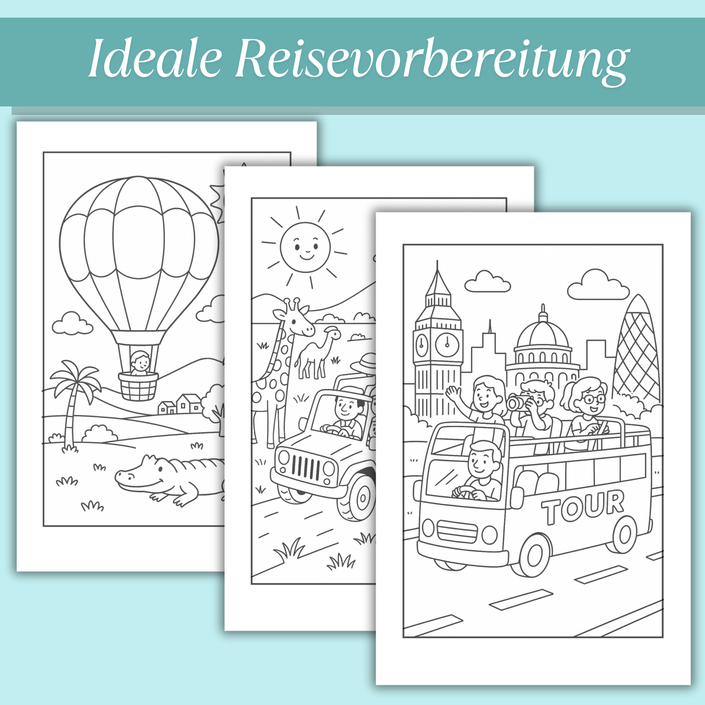 Das große Reisemalbuch für Kinder (PDF Download)