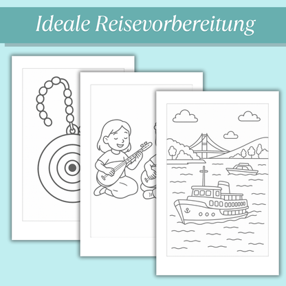 Türkei Ausmalbilder für Kinder (PDF Download)
