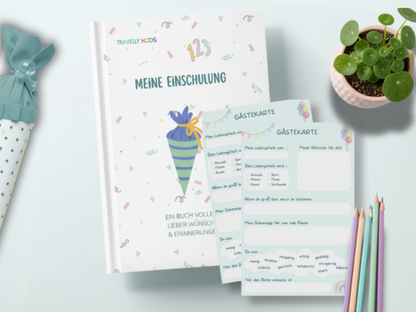 Gästebuch Einschulung – Wünsche & Erinnerungen zum Schulanfang