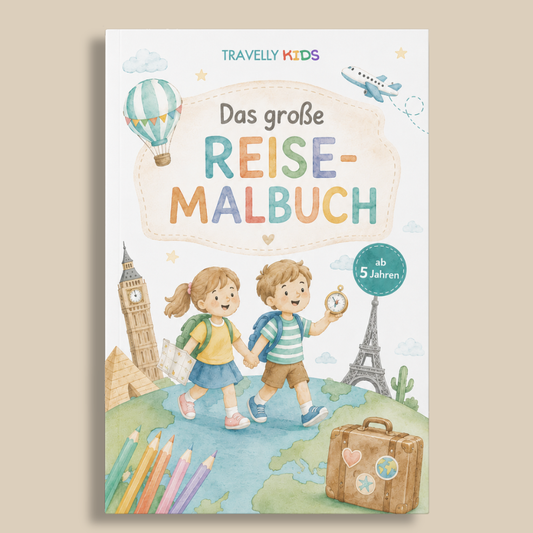 Das große Reise-Malbuch für Kinder