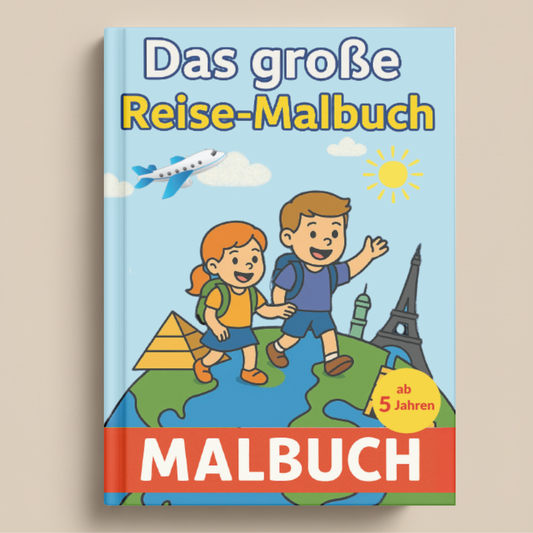 Das große Reise-Malbuch für Kinder