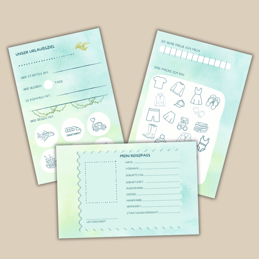 Dino Reisetagebuch für Kinder (PDF Download)