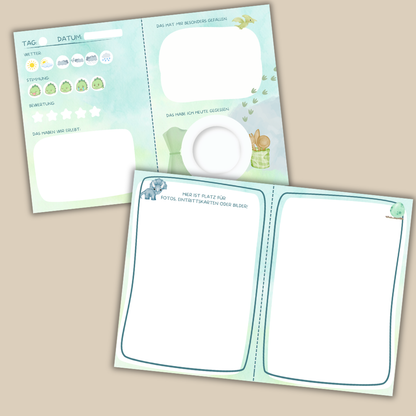 Dino Reisetagebuch für Kinder (PDF Download)