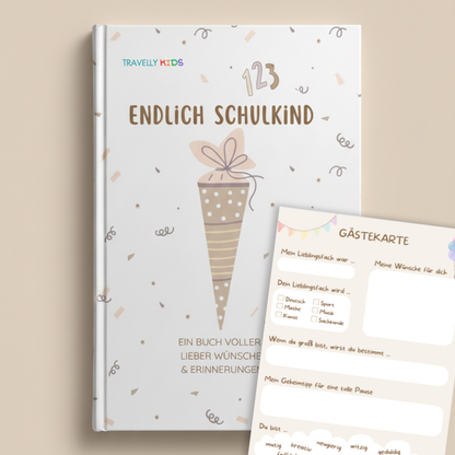 Gästebuch Schulanfang – Endlich Schulkind, Erinnerungsbuch
