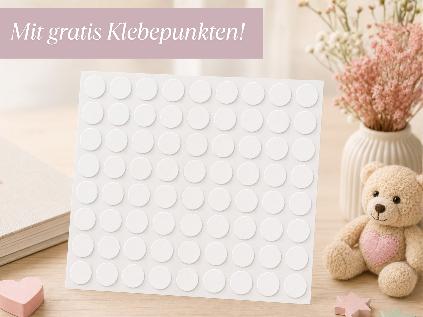 Gästebuch & Erinnerungsbuch – 10 Geburtstage, Rosa
