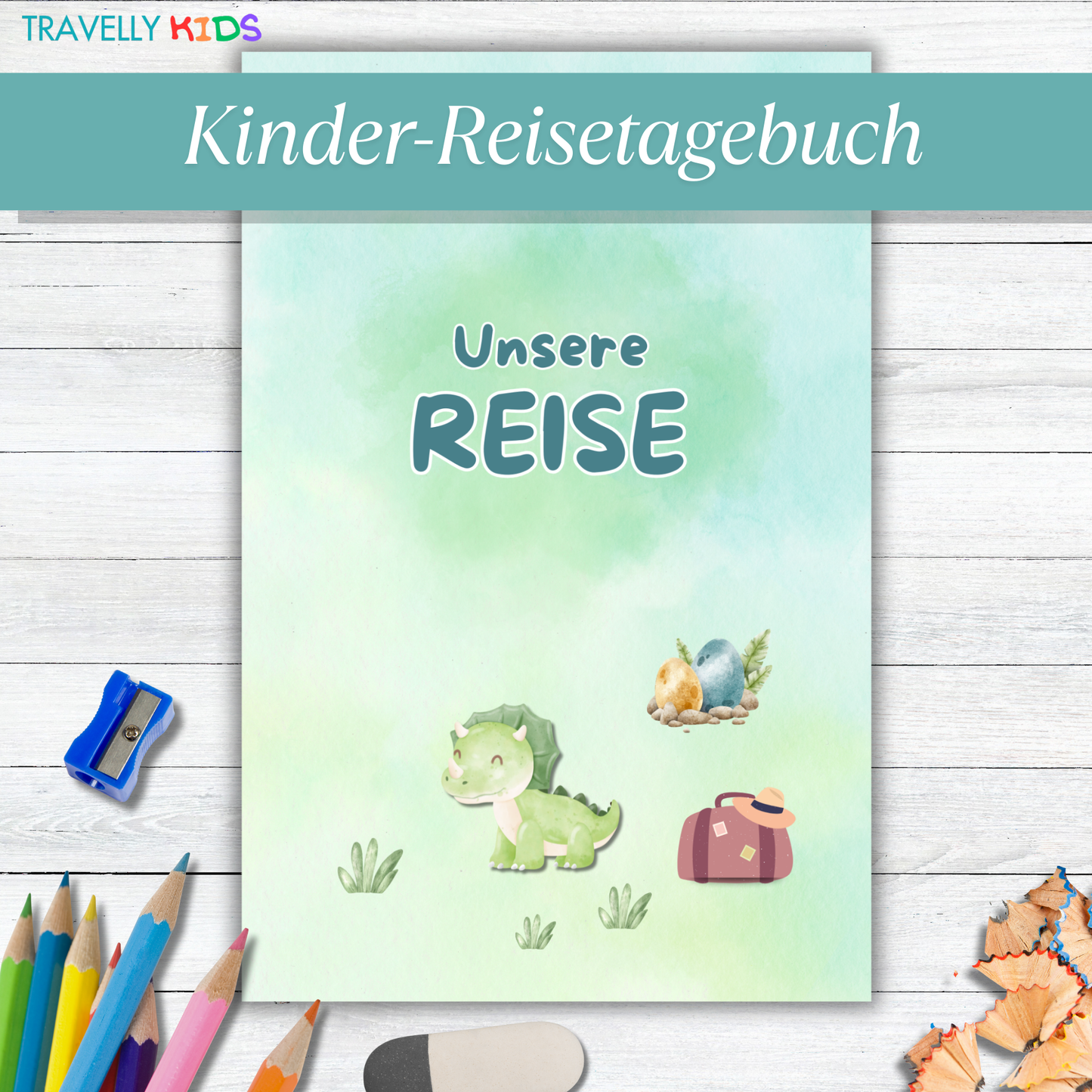Dino Reisetagebuch für Kinder (PDF Download)