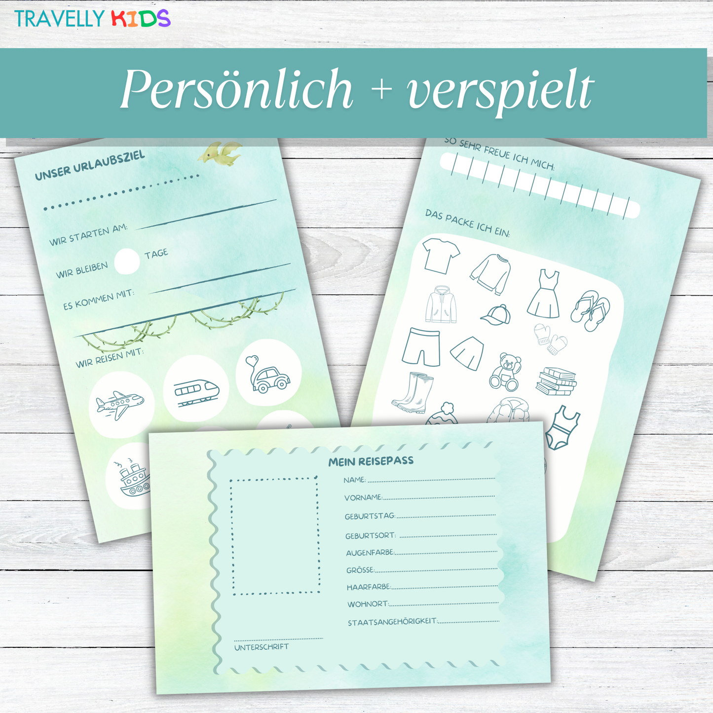 Dino Reisetagebuch für Kinder (PDF Download)