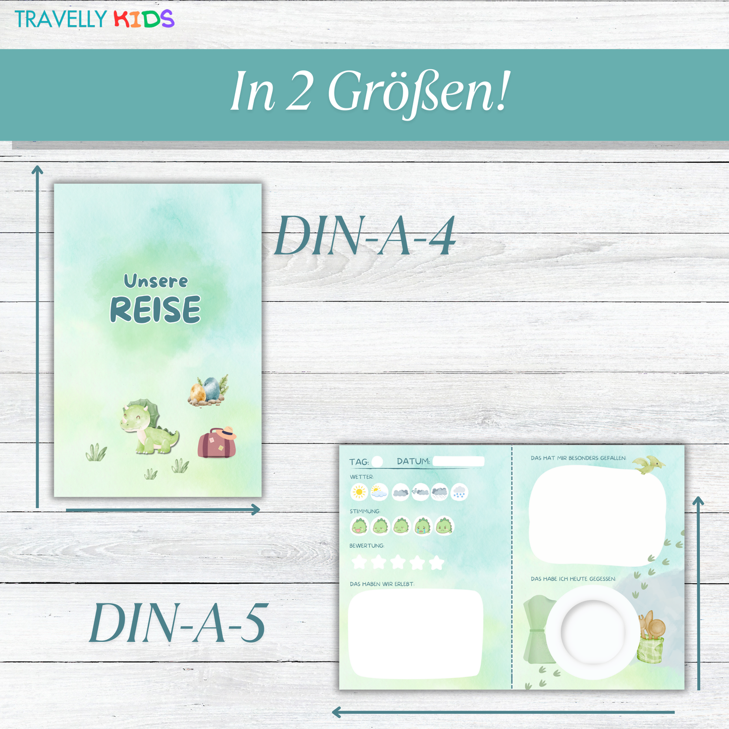 Dino Reisetagebuch für Kinder (PDF Download)
