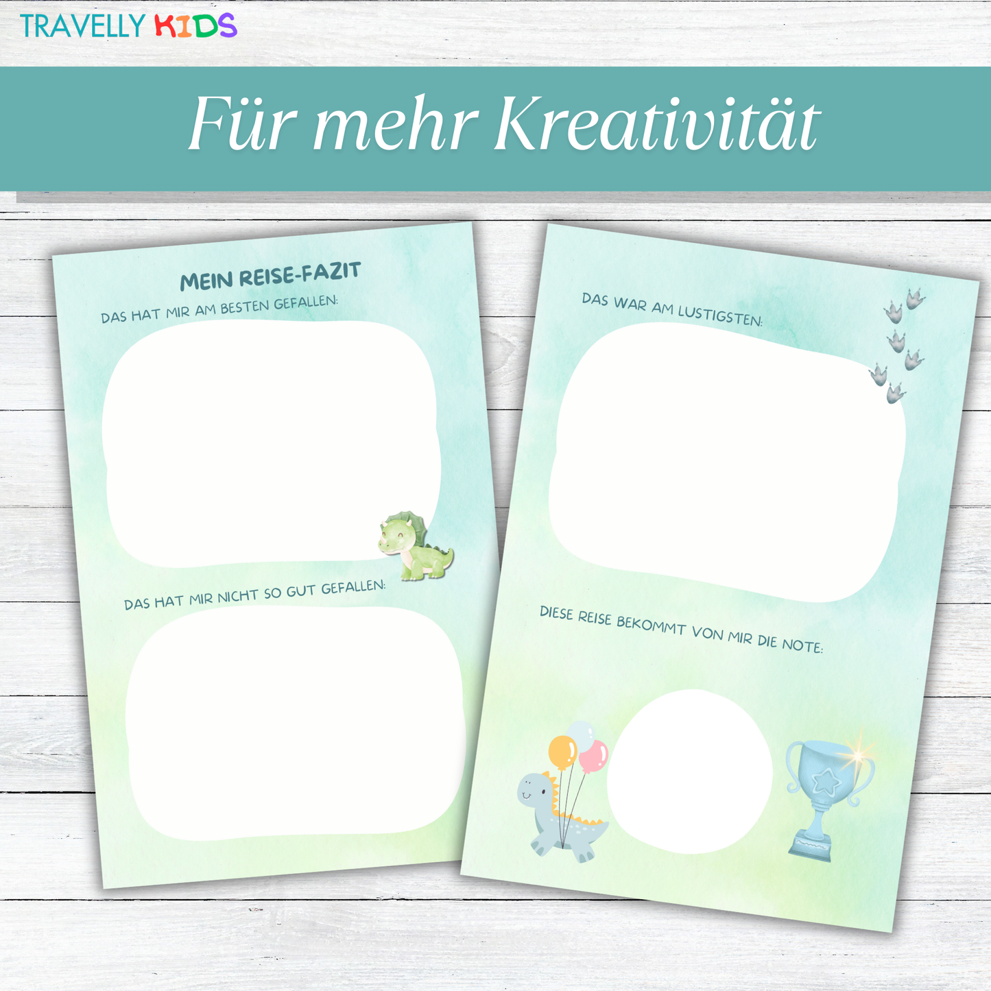 Dino Reisetagebuch für Kinder (PDF Download)