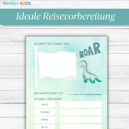 Dino Reisetagebuch für Kinder (PDF Download)