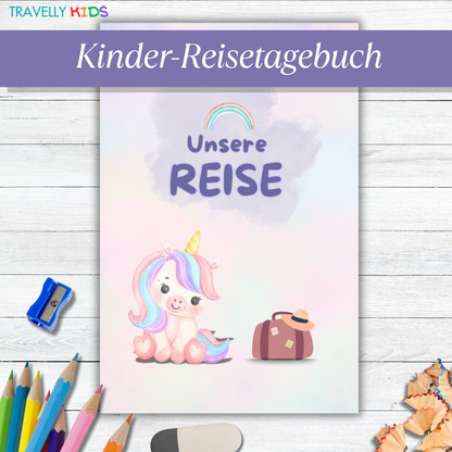 Mein Reisetagebuch - Einhorn Edition