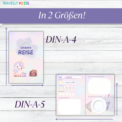 Einhorn Reisetagebuch für Kinder (PDF Download)