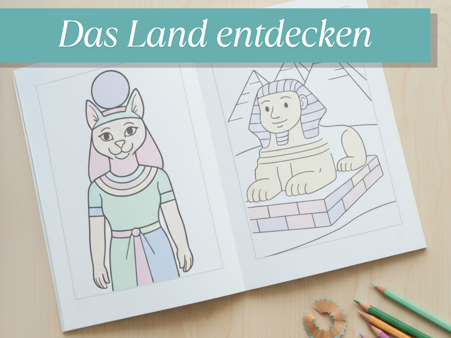 Mein Ägypten Malbuch