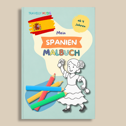 Mein Spanien Malbuch