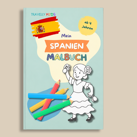 Mein Spanien Malbuch