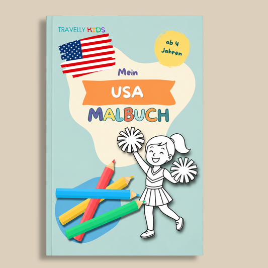 Mein USA Malbuch