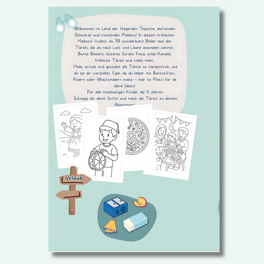 Mein Türkei Malbuch