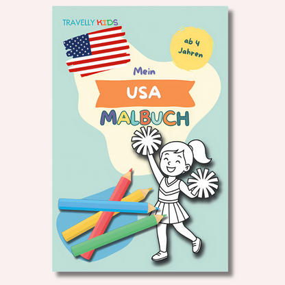 Mein USA Malbuch