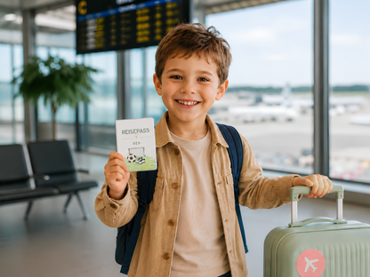 Personalisierte Reisepasshülle "Fußball"