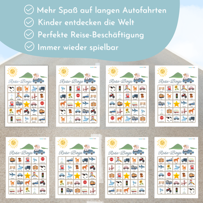 Reise-Bingo für Kinder (PDF Download)