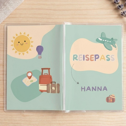Mein Reisetagebuch mit personalisierter Reisepasshülle