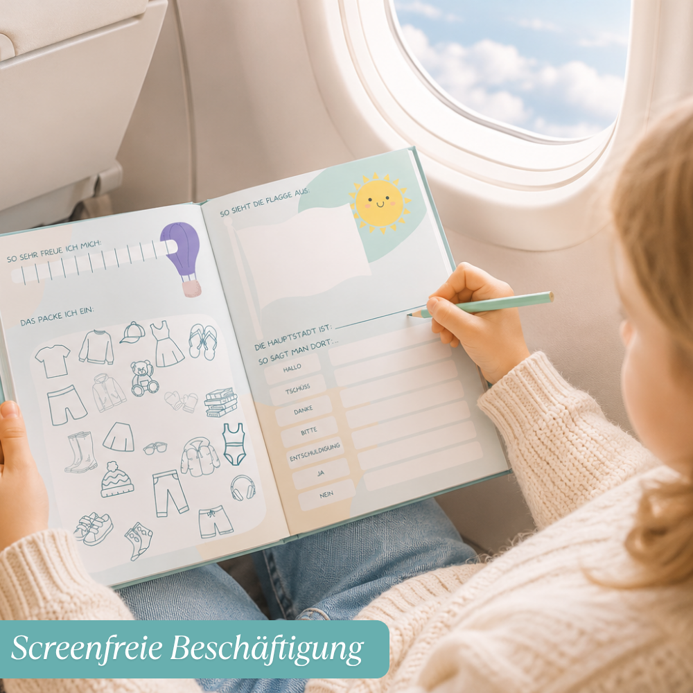 Mein Reisetagebuch mit personalisierter Reisepasshülle