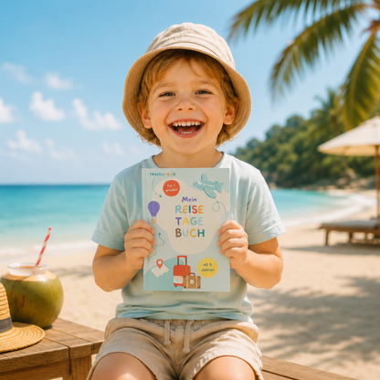 Mein Reisetagebuch mit personalisierter Reisepasshülle