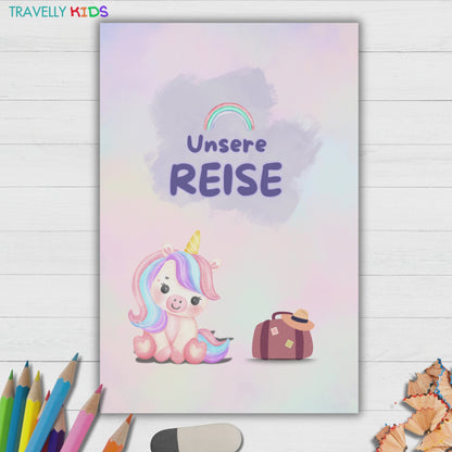 Mein Reisetagebuch - Einhorn Edition