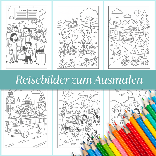 Das große Reisemalbuch für Kinder (PDF Download)